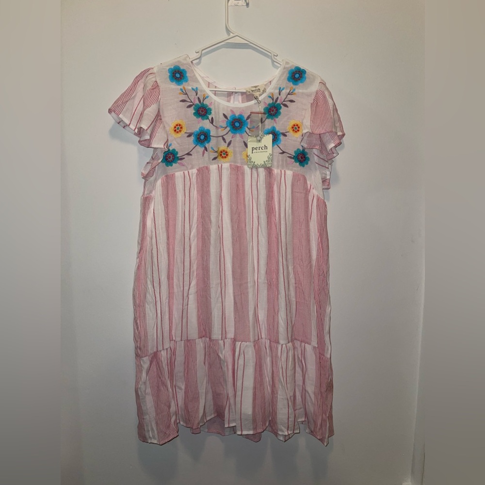 Perch by Blu Pepper for Anthropologie Emrboidered Dress